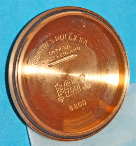 gold rolex caseback